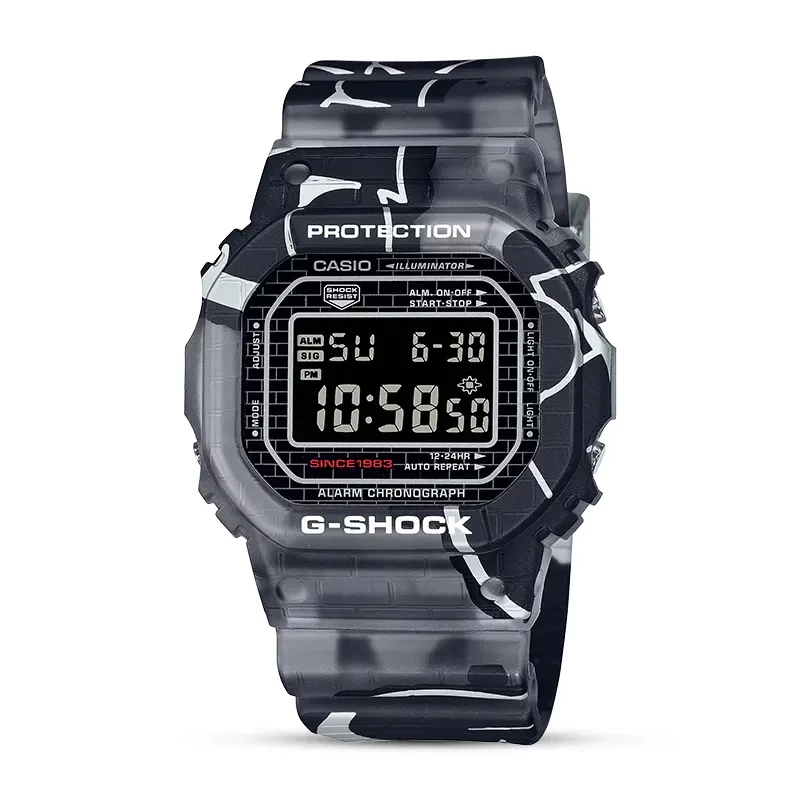 Casio G-Shock DW-5000SS-1 'Street Spirit' Graffiti Art Men’s Watch