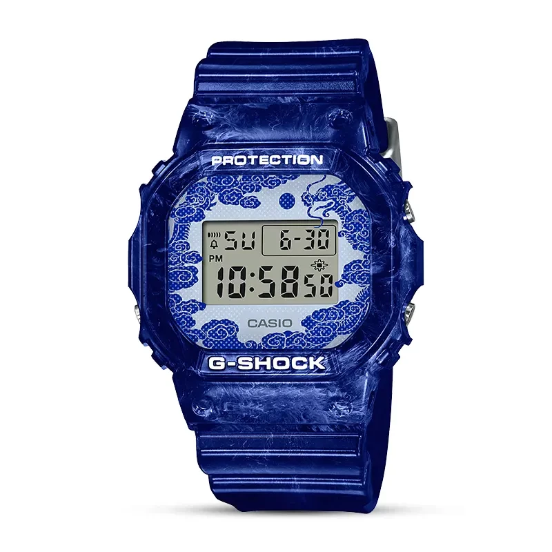 Casio G-Shock DW-5600BWP-2 Blue Digital Men's Watch