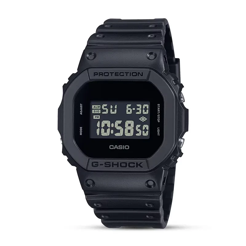 Casio G-Shock DW-5600UBB-1 'Solid Colors' Digital Black Dial Men’s Watch