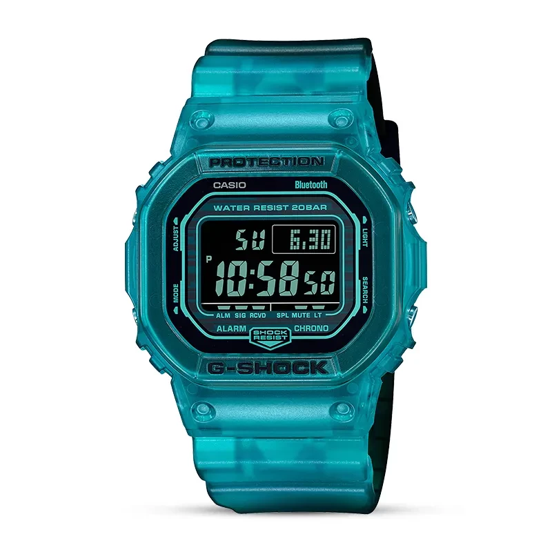 Casio G-Shock Bluetooth® Turquoise Digital Men's Watch | DW-B5600G-2