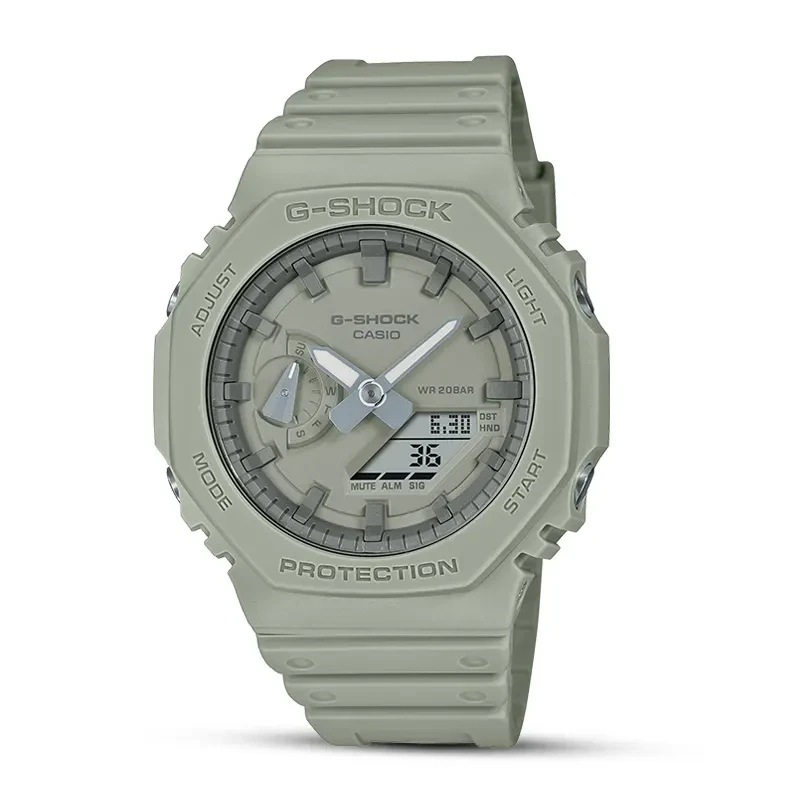 Casio G-Shock Inspired By Nature Colors Green Carbon Core Men’s Watch | GA-2100NC-3A
