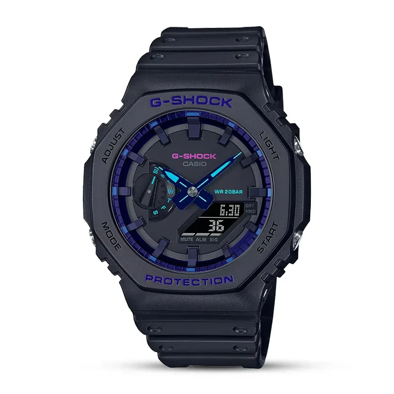 Casio G-Shock Virtual Reality Black Dial Men's Watch | GA-2100VB-1A