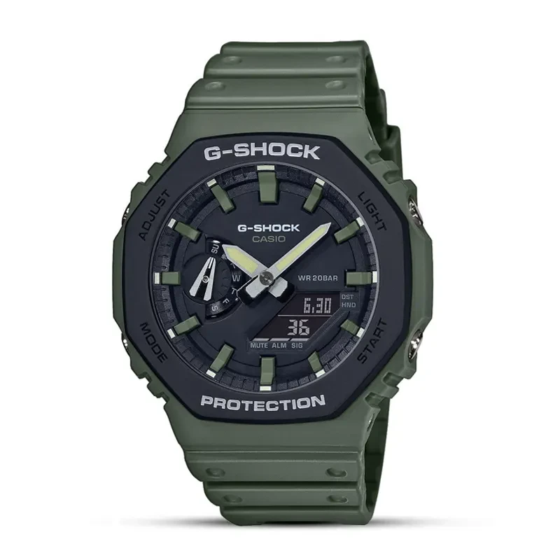 Casio G-Shock Urban Utility Green Military Black Dial Men's Watch | GA-2110SU-3A