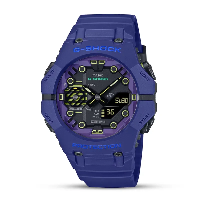 Casio G-Shock Blue Spectrum Carbon Core Guard (Bluetooth) Men's Watch | GA-B001CBR-2A