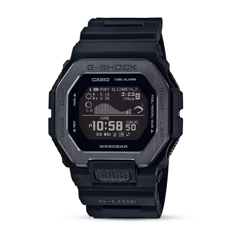 Casio G-Shock GBX-100NS-1 G-LIDE (Bluetooth) Black Dial Men's Watch