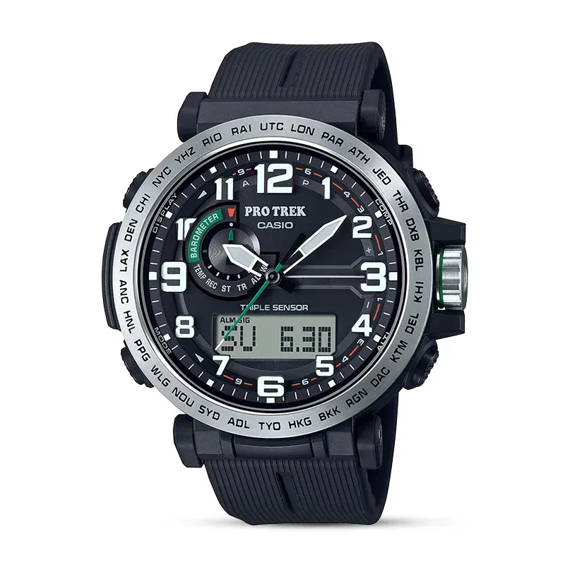 Casio Pro Trek PRG-601-1 Tough Solar Black Dial Men's Watch