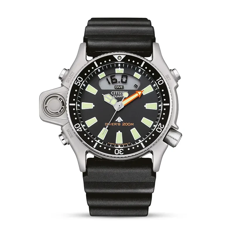 Citizen Promaster Aqualand Dive Black Dial Men's Watch | JP2000-08E