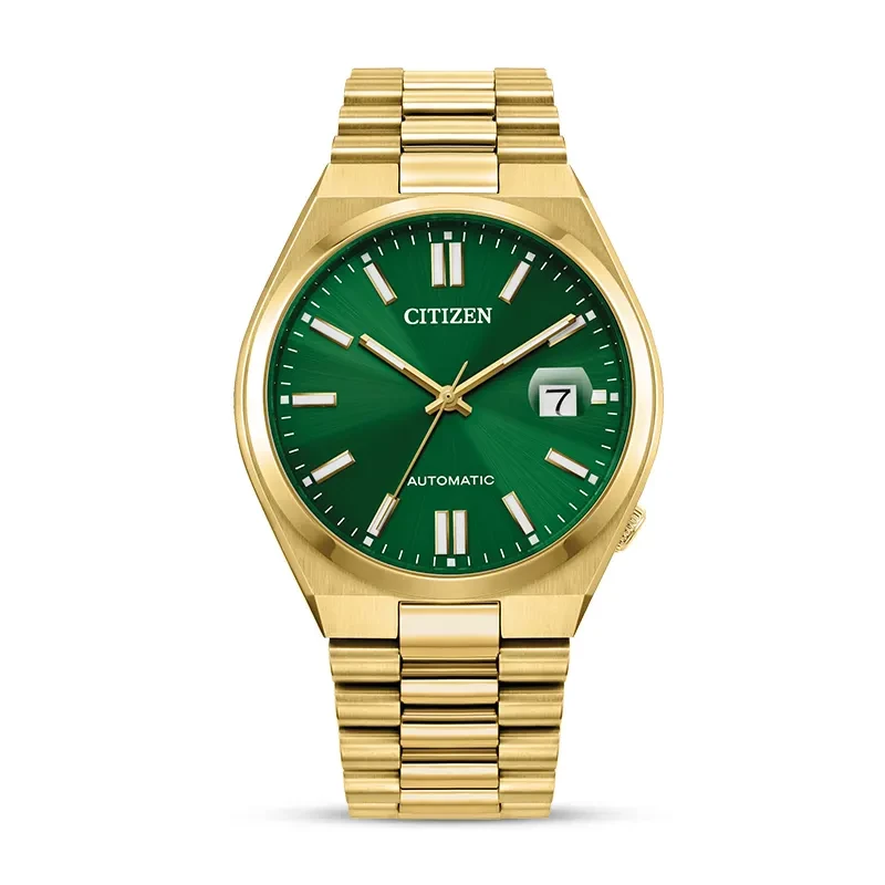 Citizen Tsuyosa Green Dial Gold-Tone Men’s Watch | NJ0152-51X