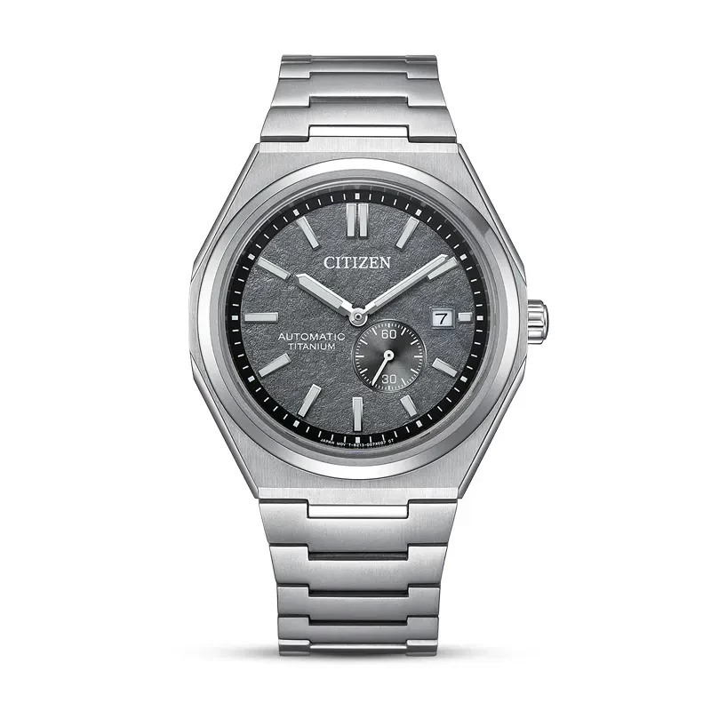 Citizen Zenshin Automatic Grey Dial Super Titanium Men’s Watch | NJ0180-80H