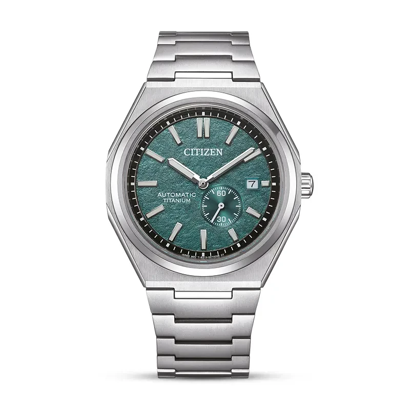 Citizen Zenshin Automatic Green Dial Super Titanium Men’s Watch | NJ0180-80X