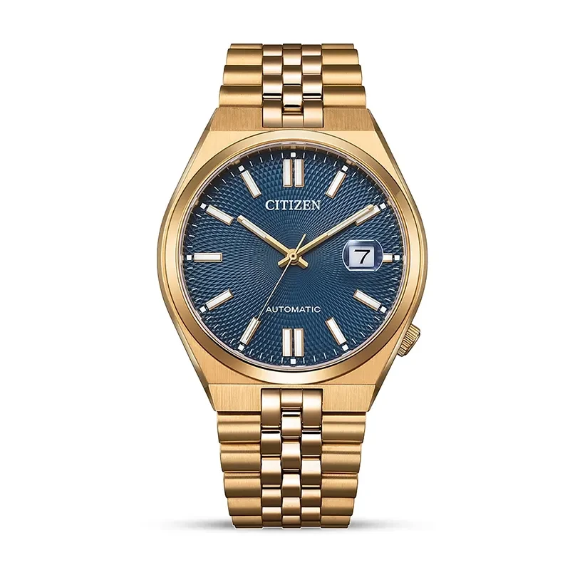 Citizen Tsuyosa 60 Automatic Blue Dial Rose Gold-tone Men’s Watch | NK0023-57L