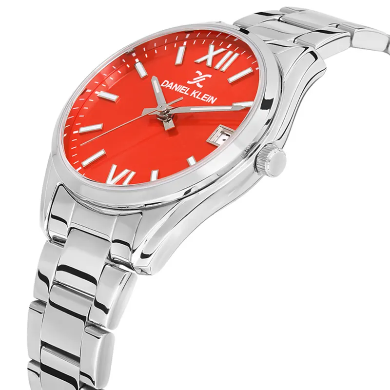 Daniel Klein Premium DK.1.13482-5 Red Dial Ladies Watch