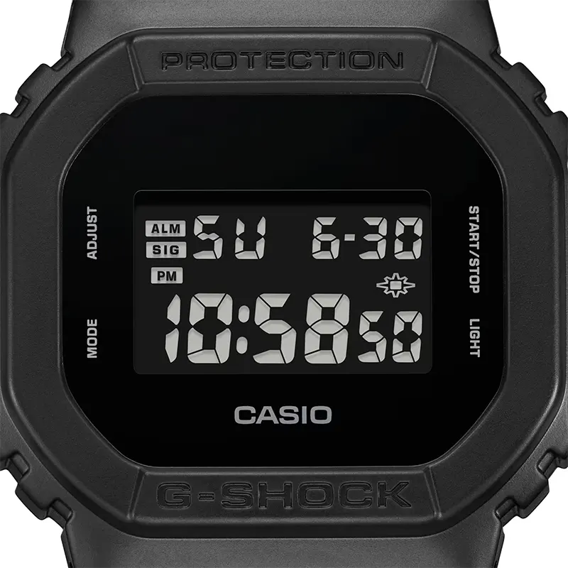 Casio G-Shock DW-5600UBB-1 'Solid Colors' Digital Black Dial Men’s Watch