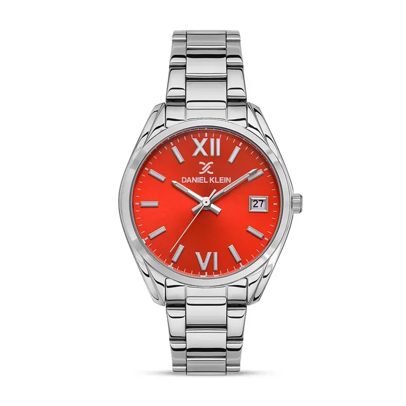 Daniel Klein Premium DK.1.13482-5 Red Dial Ladies Watch