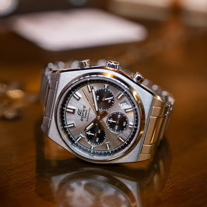 Casio Edifice Motorsports Chronograph Panda Dial Men's Watch | EFB-730D-7AV