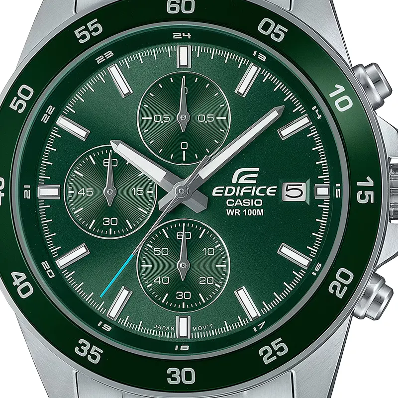 Casio Edifice EFR-526D-3AV Chronograph Green Dial Men's Watch