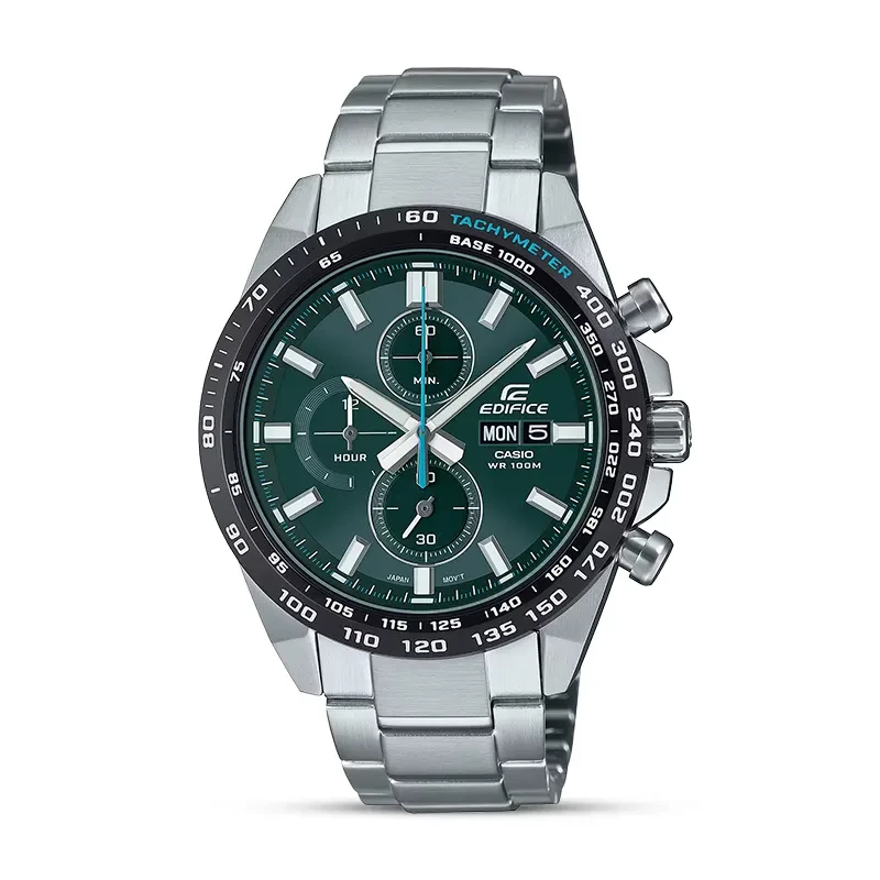 Casio Edifice Chronograph Green Dial Men's Watch | EFR-574DB-3AV