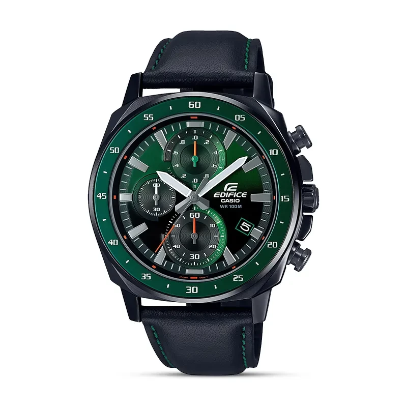 Casio Edifice Chronograph Green Dial Men's Watch | EFV-600CL-3AV