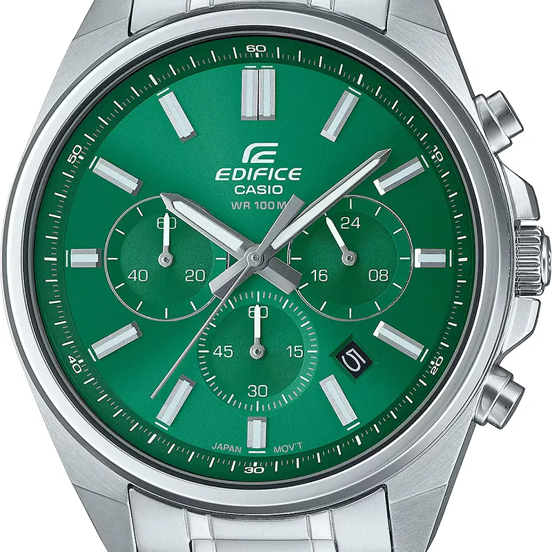 Casio Edifice EFV-650D-3AV Chronograph Green Dial Men's Watch