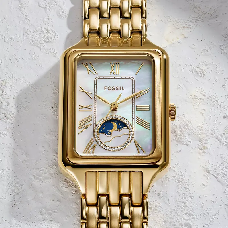 Fossil Raquel Sun Moon Multifunction MOP Dial Ladies Watch | ES5398