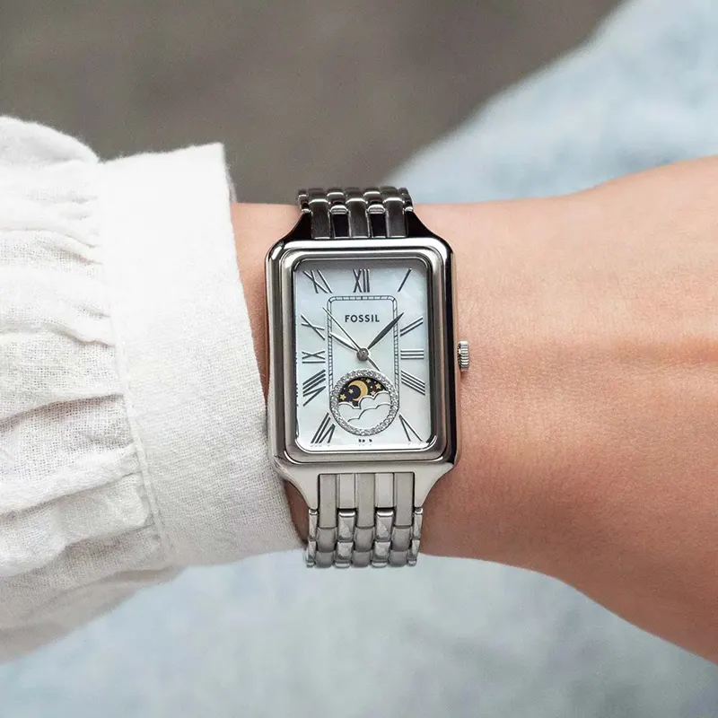 Fossil Raquel Sun Moon Multifunction Dial Ladies Watch | ES5400
