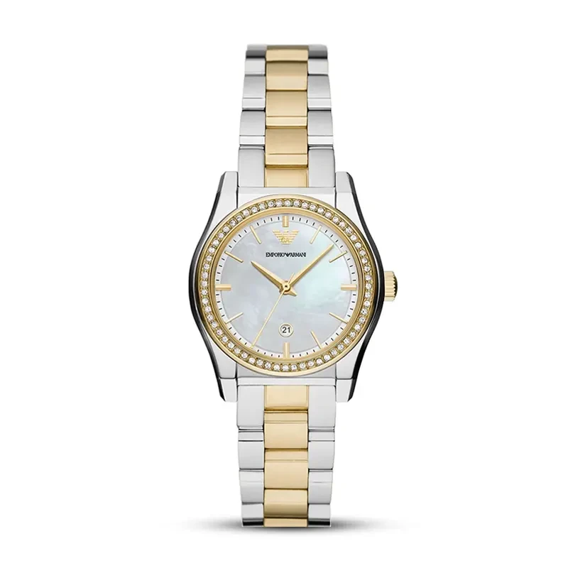 Emporio Armani Federica White MOP Dial Ladies Watch | AR11559