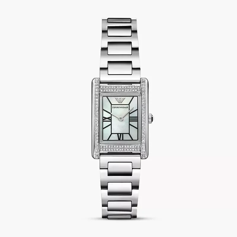 Emporio Armani Genni Mother Of Pearl Dial Ladies Watch | AR11625