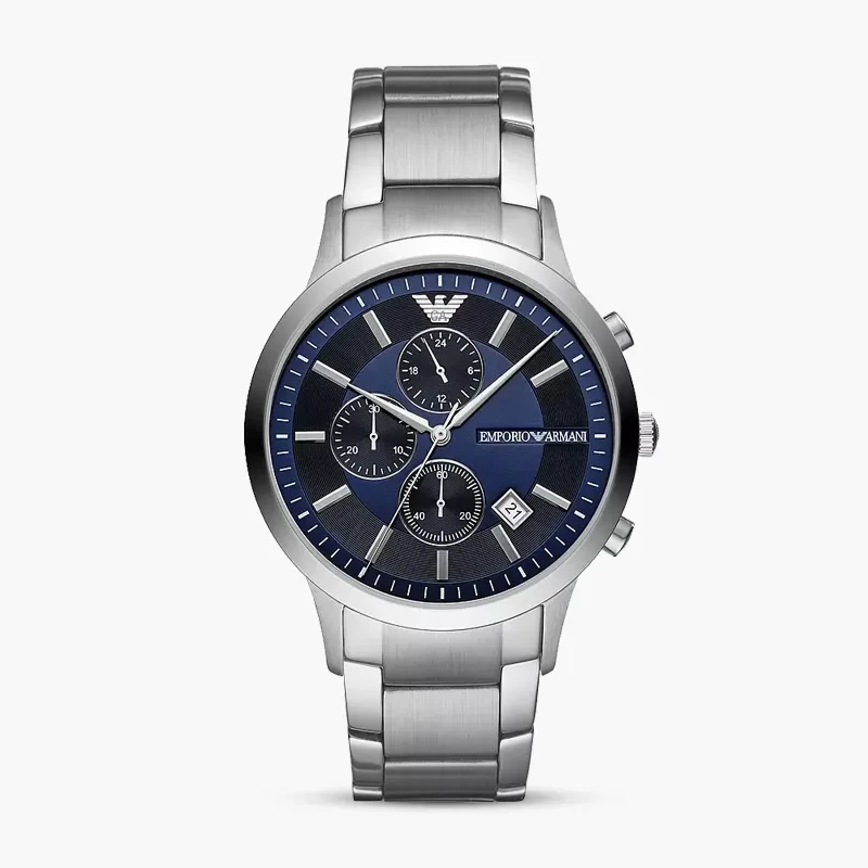 Emporio Armani Renato Chronograph Blue Dial Men's Watch | AR11164