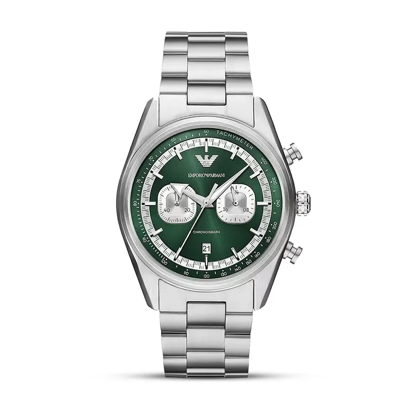 Emporio Armani Racer Chronograph Green Dial Men's Watch | AR11637