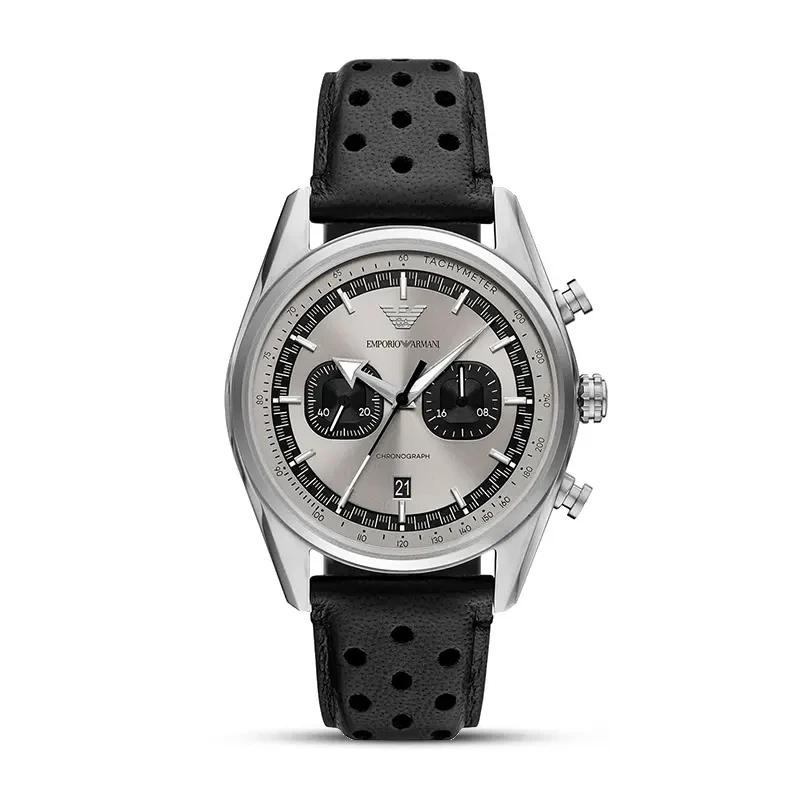 Emporio Armani Racer Chronograph Grey Dial Men's Watch | AR11677
