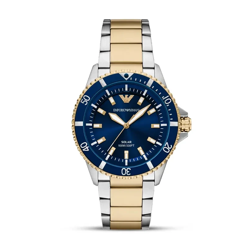 Emporio Armani World Explorer Blue Dial Men's Watch | AR11738