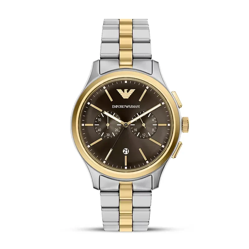 Emporio Armani Dario Chronograph Brown Dial Men's Watch | AR11789