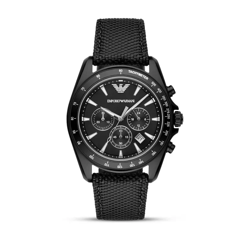 Emporio Armani Sigma Chronograph Black Dial Men's Watch | AR6131