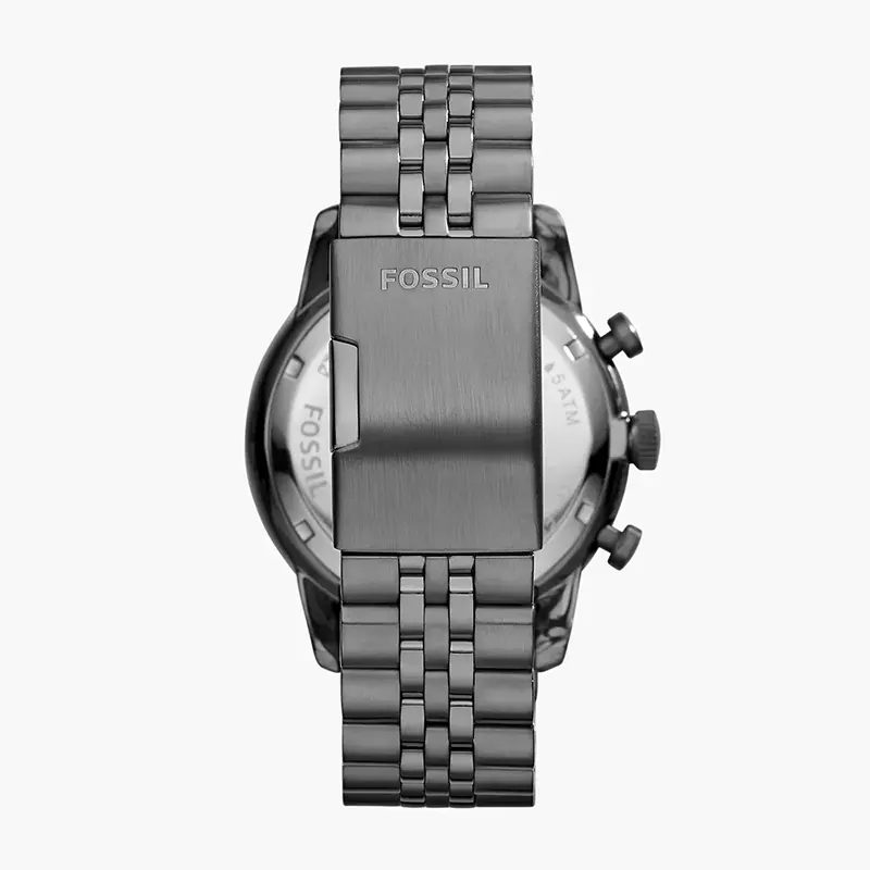 Fossil 44 Townsman Chronograph Black Dial Smoke Men's Watch | FS4934