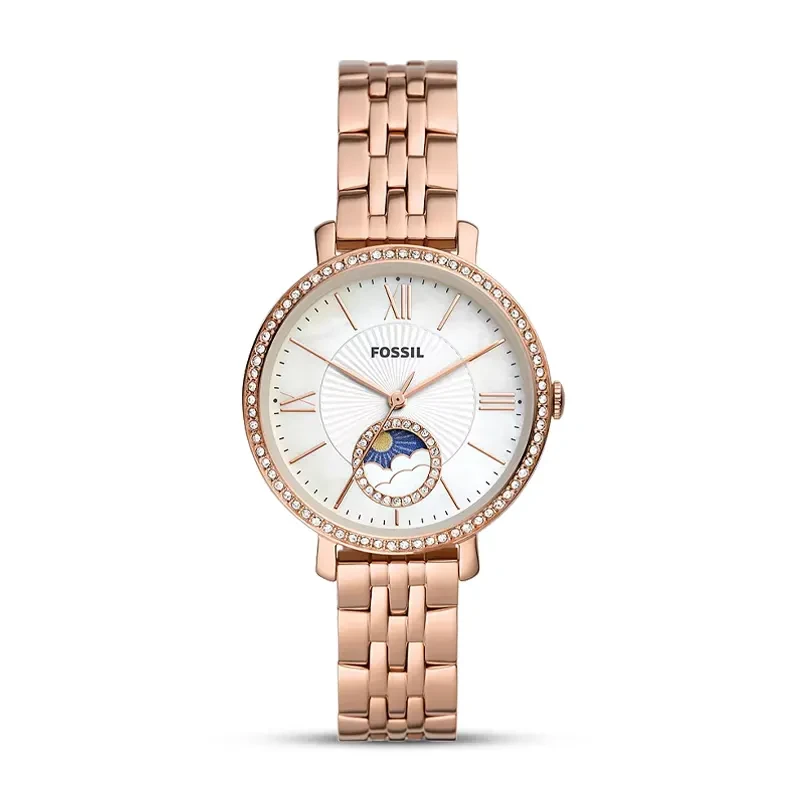 Fossil Jacqueline Sun Moon Rose Gold-Tone Ladies Watch | ES5165