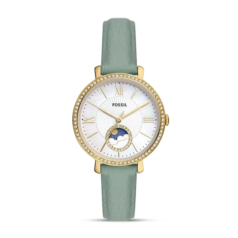 Fossil Jacqueline Sun Moon Mother-of-Pearl Dial Ladies Watch | ES5168