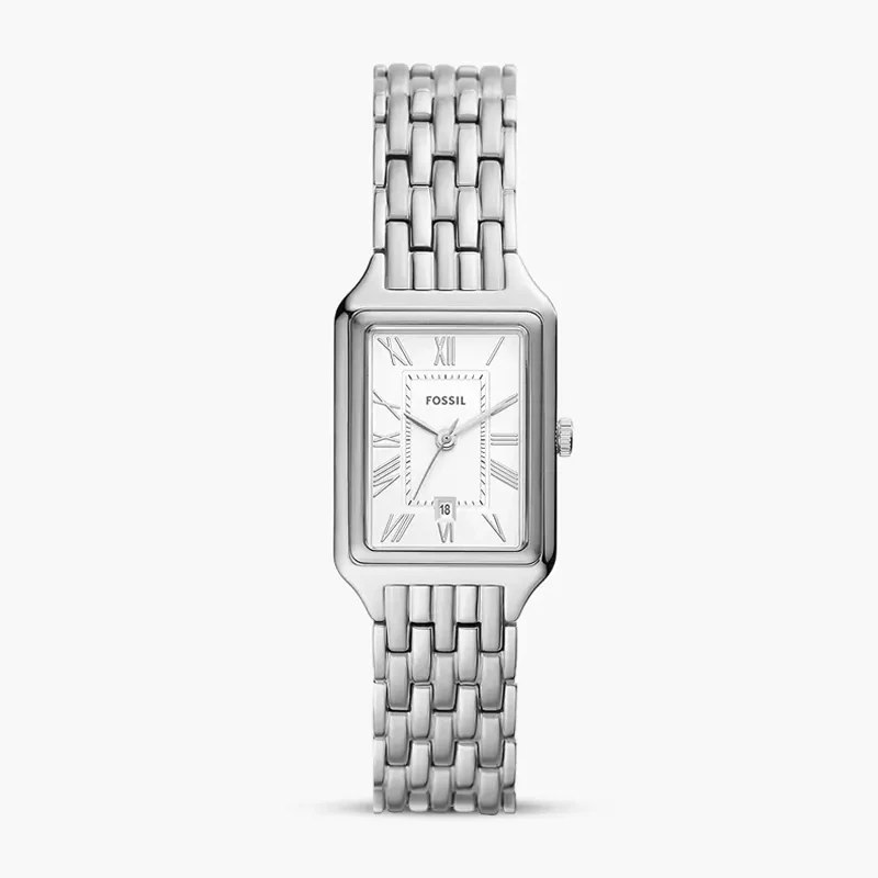 Fossil Raquel Three-Hand Date Silver Dial Ladies Watch | ES5221