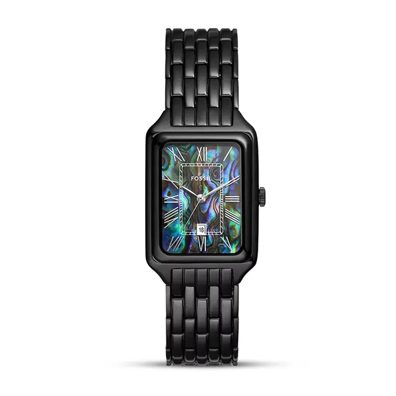 Fossil Raquel Abalone Shell Black Dial Ladies Watch | ES5340