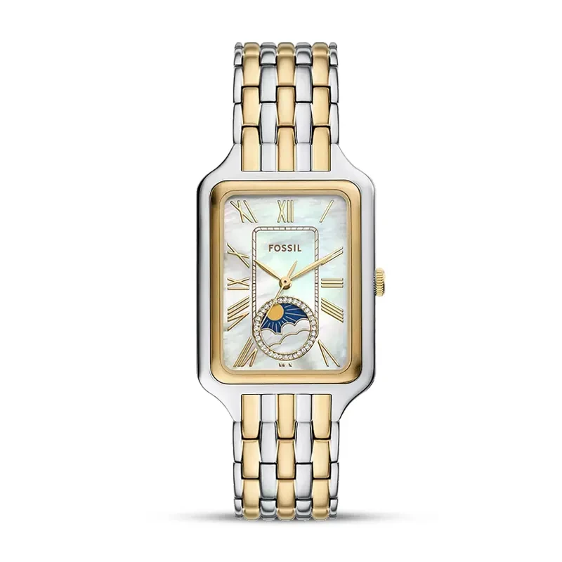 Fossil Raquel Sun Moon Multifunction Two-Tone Ladies Watch | ES5399