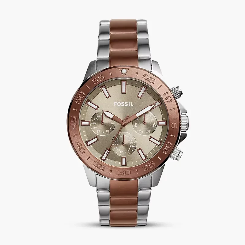 Fossil Bannon Multifunction Brown Dial Copper-tone Men's Watch | BQ2502