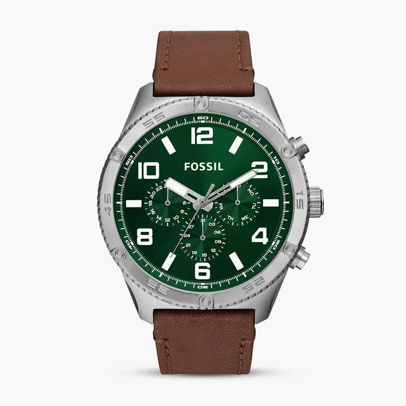 Fossil Brox Multifunction Brown Leather Men's Watch | BQ2801