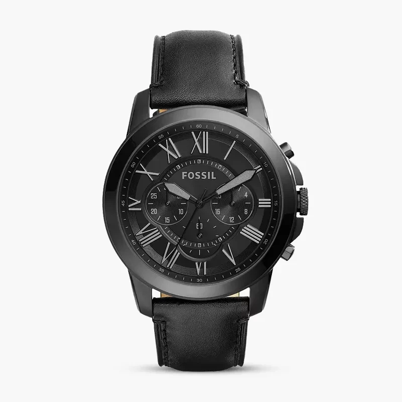 Fossil Grant Chronograph Black Dial Men's Watch | FS5132