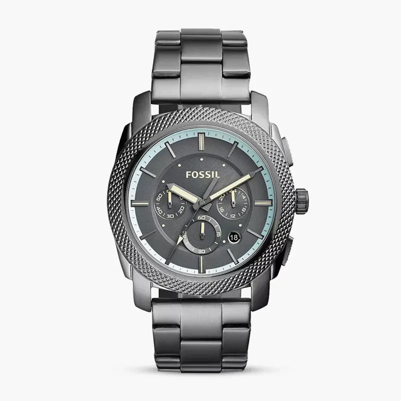 Fossil Machine Gunmetal Chronograph Grey Dial Men's Watch | FS5172