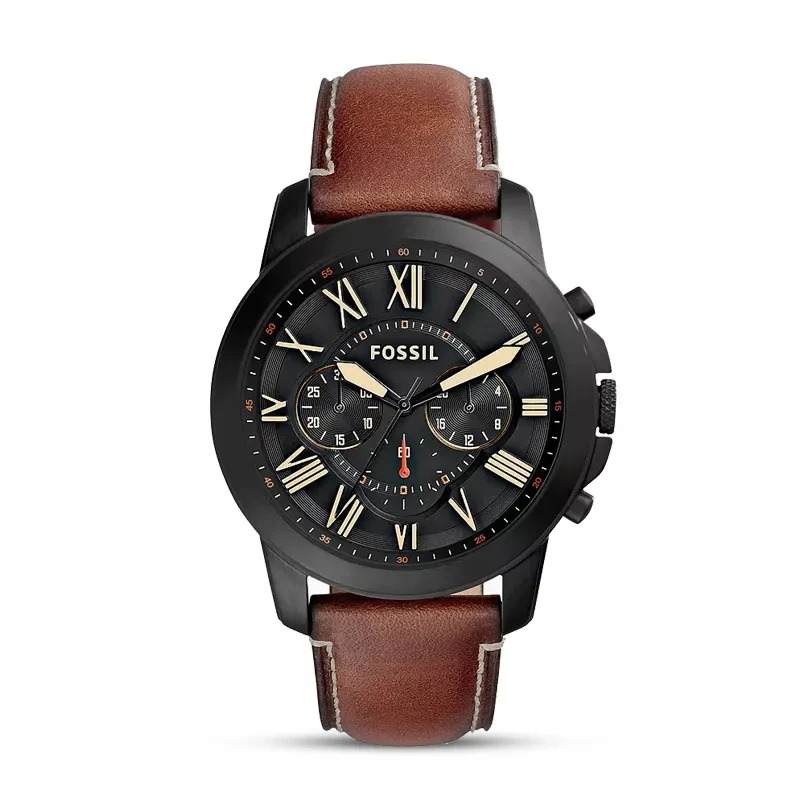 Fossil Grant Chronograph Black Dial Men's Watch | FS5241