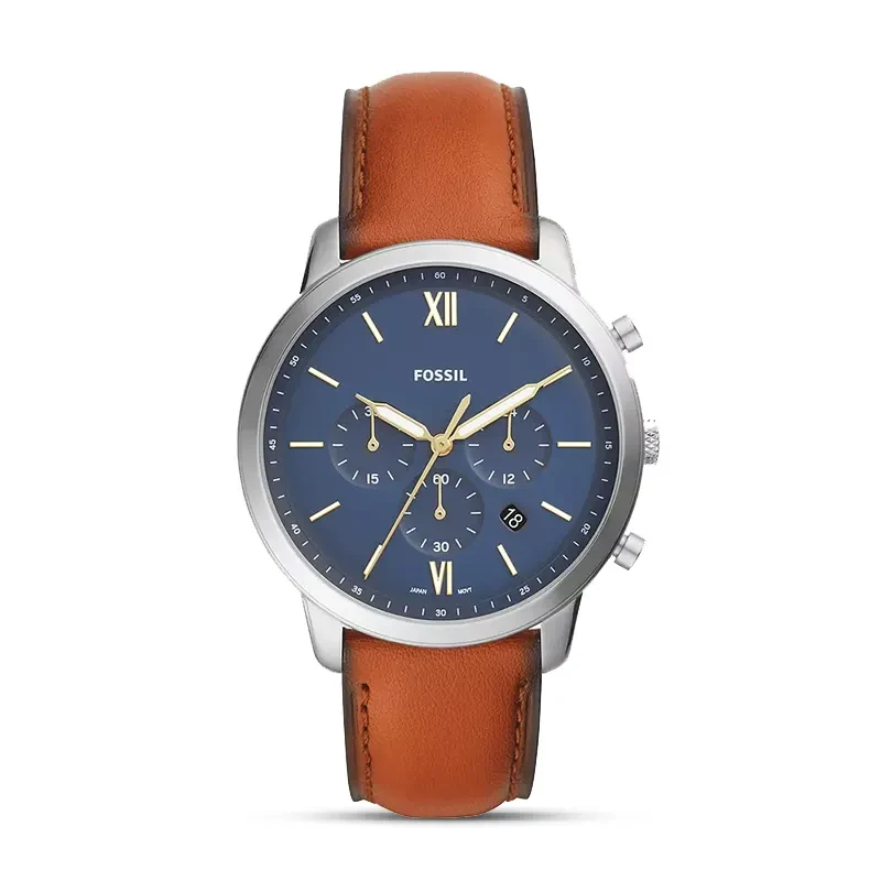 Fossil Neutra Chronograph Brown Leather Men's Watch | FS5453