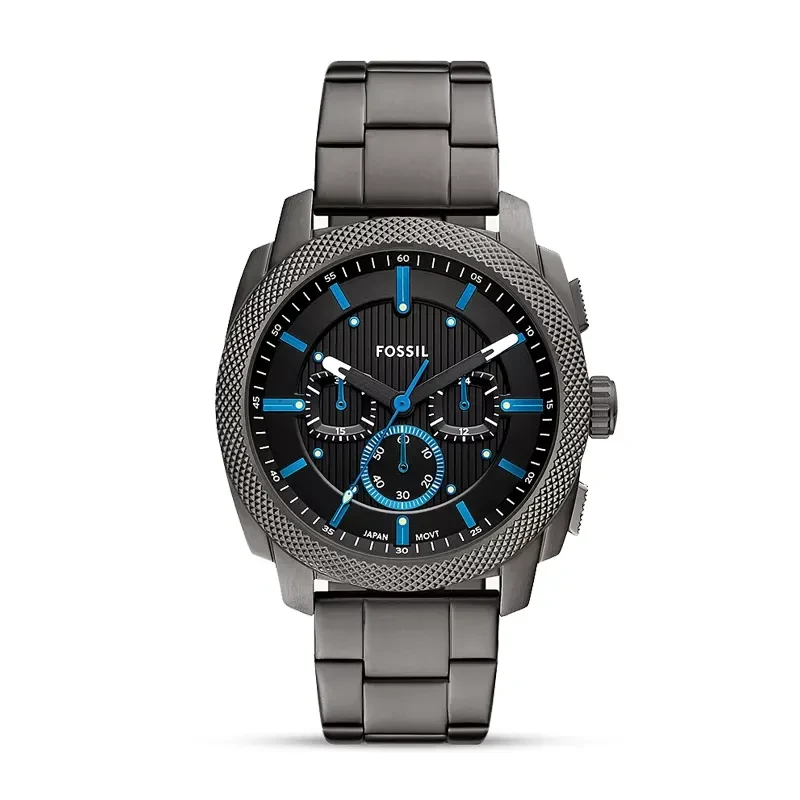 Fossil Machine Chronograph Smoke Stainless Steel Men's Watch | FS6098