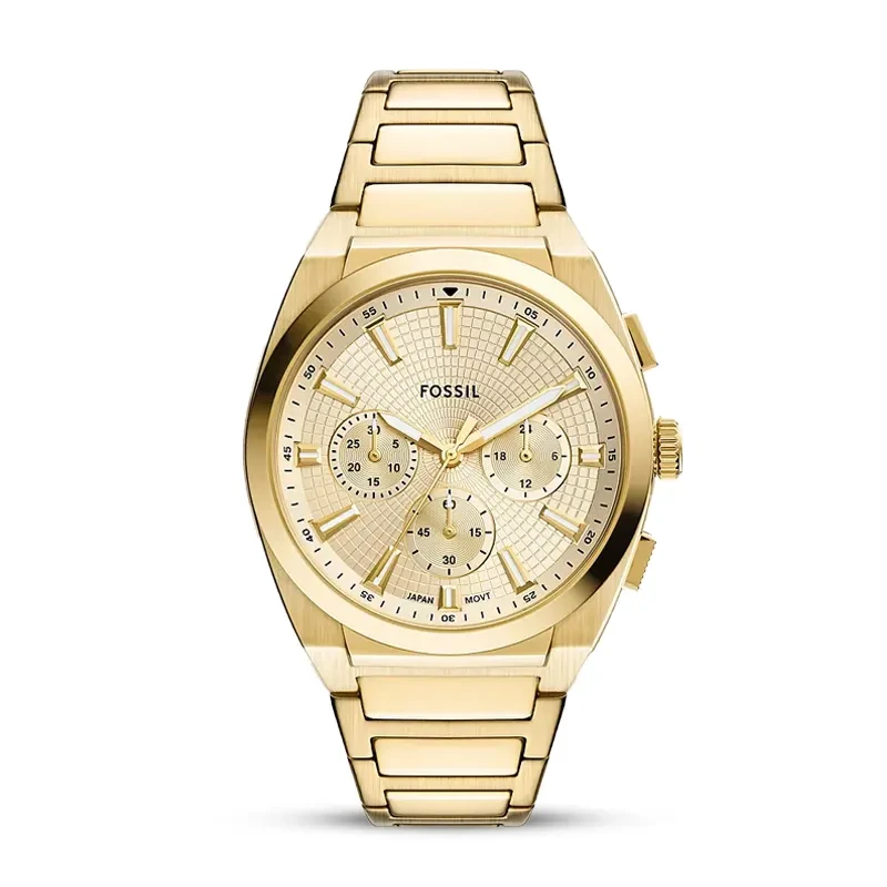 Fossil Everett Chronograph Champagne Dial Men’s Watch | FS6119