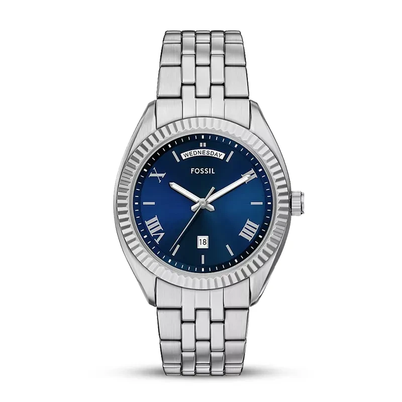 Fossil Campbell Day-Date Blue Dial Men's Watch | FS6140