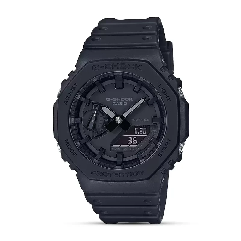 Casio G-Shock GA-2100-1A1 Carbon Core Guard Black Men's Watch