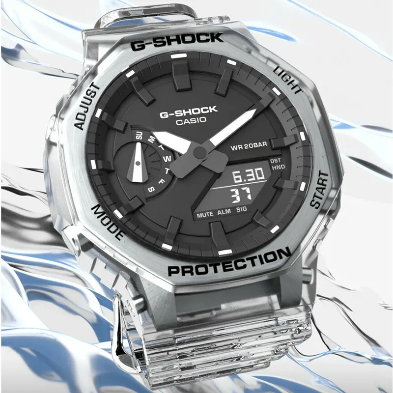 Casio G-Shock GA-2100SKE-7A Skeleton Translucent Men's Watch